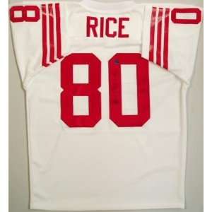  Jerry Rice Signed Jersey   49ers White