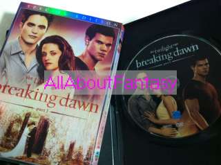 The Twilight Saga Breaking Dawn   Part 1 (DVD, 1 disc, Just released 