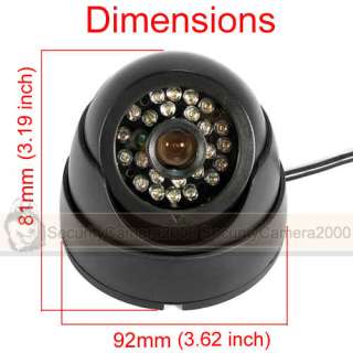 SONY CCD Camera, Indoor Dome Camera, 650TVL High Resolution, IR night 