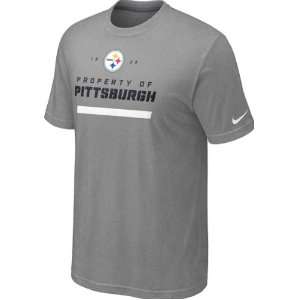  Pittsburgh Steelers Heathered Grey Nike Property Of T 