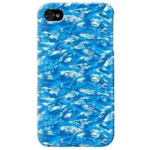  Second Skin iPhone 4S Print Cover (Vivid Tiger/Blue 