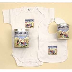  Snuggle Bunny Onsie in Retro Tin Can Baby