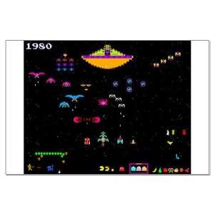  Arcade History 1980   1980 Large Poster by  