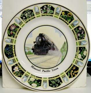 1930s Missouri Pacific Lines Service Plate   Flowers  
