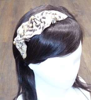 Leopard Zebra frill head warp Hair band Headband accessories  