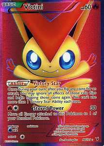 Pokemon Noble Victories Victini 98/101 Holo Foil Card  