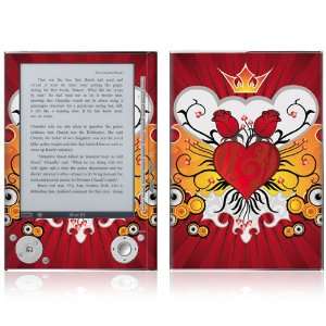  Sony Reader PRS 505 Decal Sticker Skin   Rose Heart 