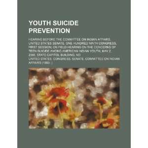 Youth suicide prevention hearing before the Committee on 