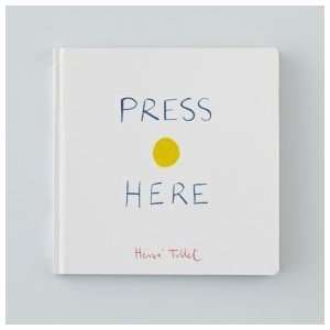  Kids Books and Music Press Here by Hervé Tullet, Hc 