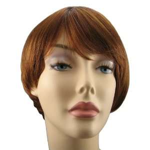 Elodie wigs, Short Wavy Synthetic Realistic Women wigs, Golden Brown 