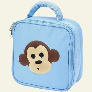  Four Peas Blue Monkey Drawstring Bag