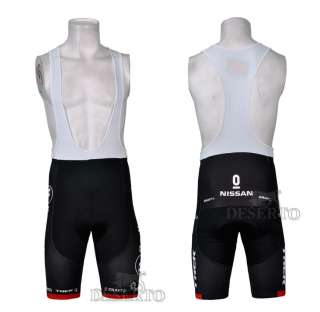 2012 Radio Shack Cycling Jersey & Bib Shorts Set S 3XL 3D Cusion Short 