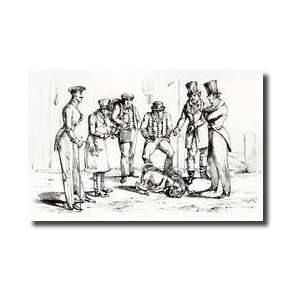  Dog Fight 1824 Giclee Print