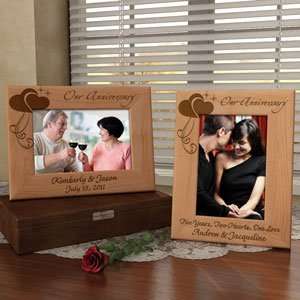  Personalized Our Anniversary Wooden Picture Frame