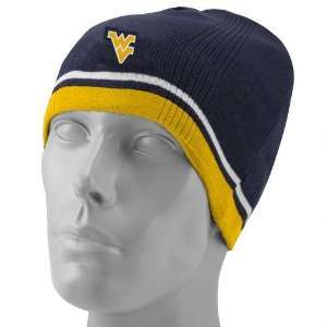   Mountaineers Youth Navy Blue Gold Break A Way Reversible Knit Beanie