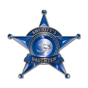  Law Enforcement 5 Point Star Badge Sheriffs Daughter Decal   6 