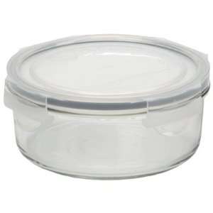  2.6 Cup Glass Lock Round Food Storage Container [Set of 6 