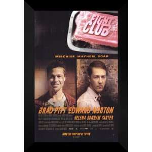  Fight Club 27x40 FRAMED Movie Poster   Style A   1999 