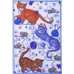   Stitch Kit Playful Kittens From Design Works Arts, Crafts & Sewing