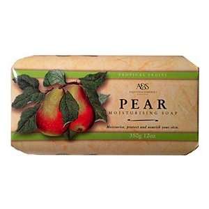  Asquith & Somerset Pear 12 Oz Single Soap Bar From England 