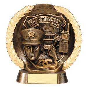  Law Enforcement Circular Resin Award