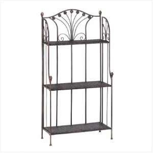   French Market Home Kitchen Bar Bakers Rack Shelf Stand
