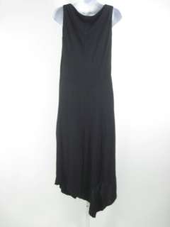 CLUES COLLECTIONS Long Black Sleeveless Dress Sz 8  