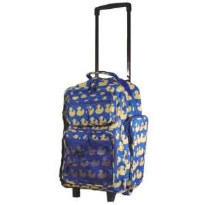    Rubber Ducky BACKPACK on Wheels Travel Bag 