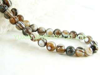 grade Tibetan heaven eye agate beads strand 16 YSS52  