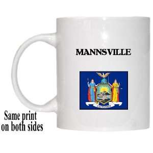  US State Flag   MANNSVILLE, New York (NY) Mug Everything 