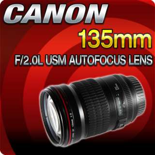 Canon Telephoto EF 135mm f/2.0L USM Autofocus Lens 5050053083227 