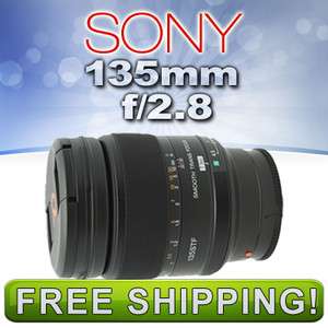 Sony SAL 135F28 135mm f/2.8 T 4.5 Manual Focus SLR Lens 0027242694378 