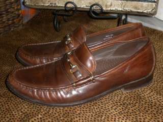   HAAN Brown Aiden Classic Loafer w/Nike Air, Silver Buckle, Size 13M NR