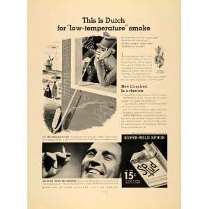  1936 Ad Axton Fisher Spud Menthol Cooled Cigarettes 
