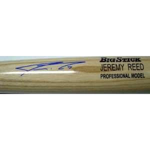  Jeremy Reed autographed Baseball Bat