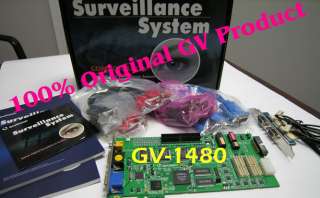 GV 1480 GeoVision16CH 480fps DVR Card, New Ver. 8.31  