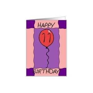  Birthday Balloon Card Toys & Games