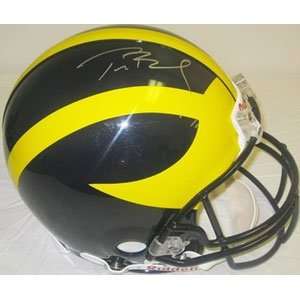  Tom Brady Signed Helmet   Authentic