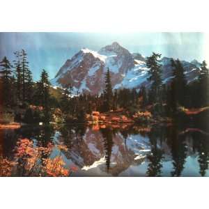   Mint Sealed NORTH CASCADES NATIONAL PARK Poster (22 x 34) Dated 1988