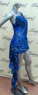 LATIN SALSA(BALLROOM) COMPETITION DRESS SIZE M (LT240E)  