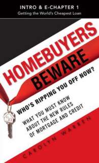 Homebuyers Beware (Intro & Chapter 1) Getting the Worlds Cheapest 