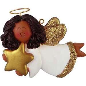  7001 Angel Female African American Personalized Christmas 
