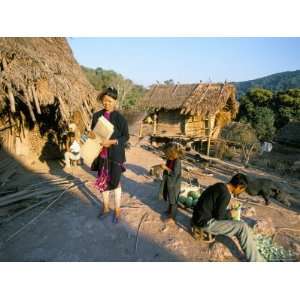  Hmong Village of Ban Mak Phoun, Between Udomoxai (Udom Xai 