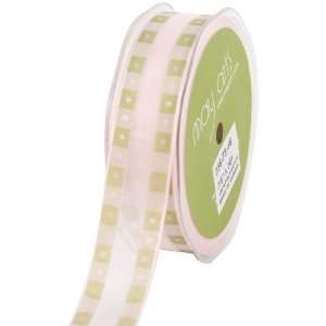   Solid Square Band Edge 7/8X30 Yards Light Pink/Green