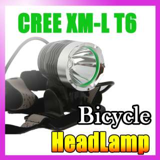 CREE XM L T6 1600m LED Bicycle Light HeadLight headLamp  