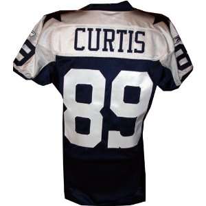 Tony Curtis #89 Cowboys Game Issued Navy Jersey(Size 48)(Tagged 2005 