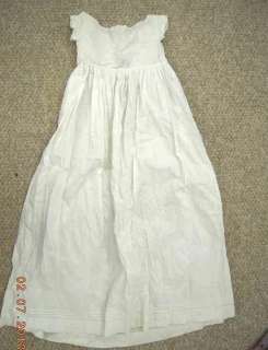 1800s antique VICTORIAN COLONIAL CHILD DRESS #3 redwork  