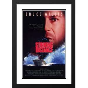  Striking Distance 20x26 Framed and Double Matted Movie 