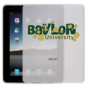  Baylor flowers on iPad 1st Generation Xgear ThinShield 