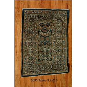    2x3 Hand Knotted Tabriz Persian Rug   27x37